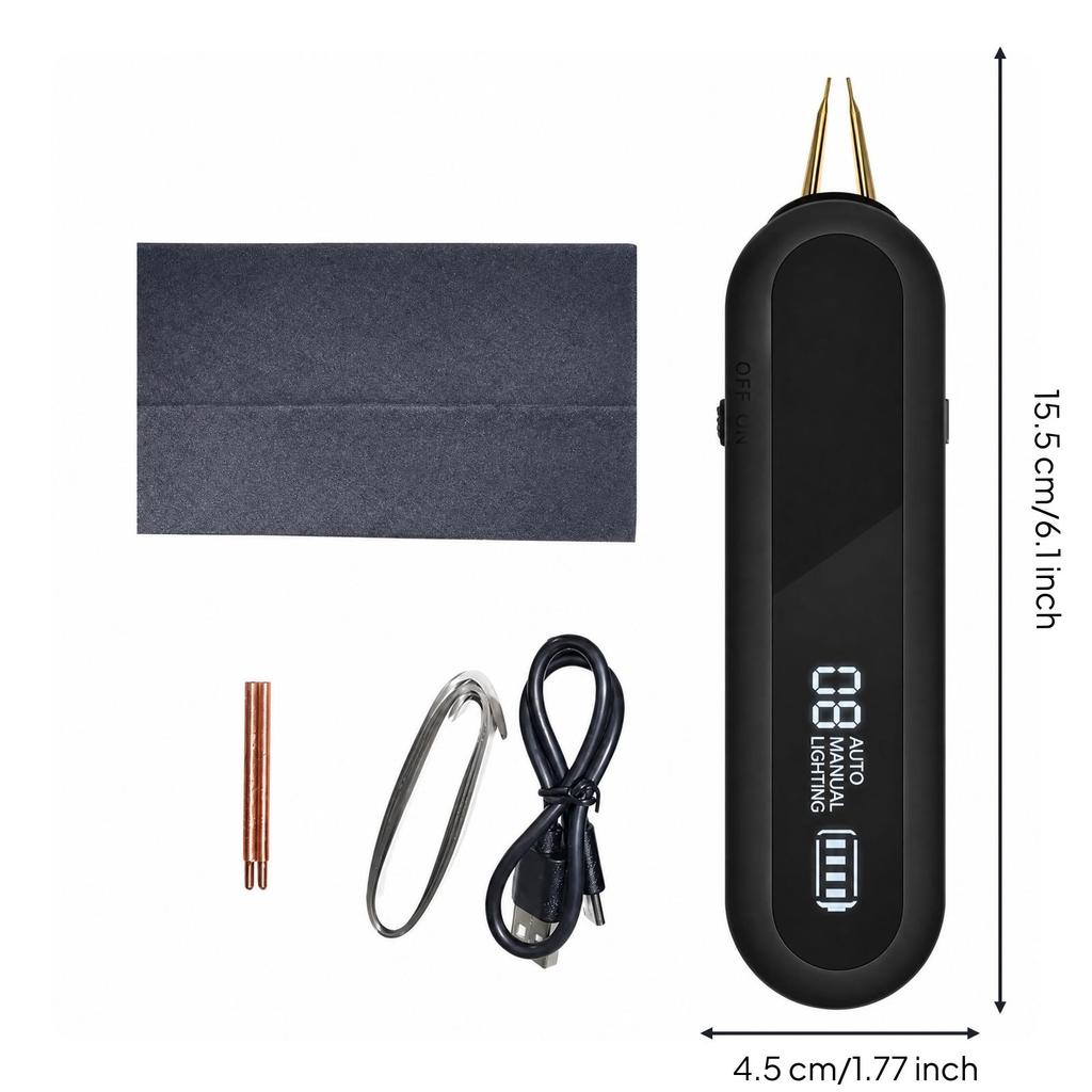 Handheld Electric Place Welder Rechargeable Portable with Digital Display Compact for