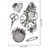 Beautiful Clear Plastic Stamper Block for DIY Scrapbooking Diary Embellishments X3UC