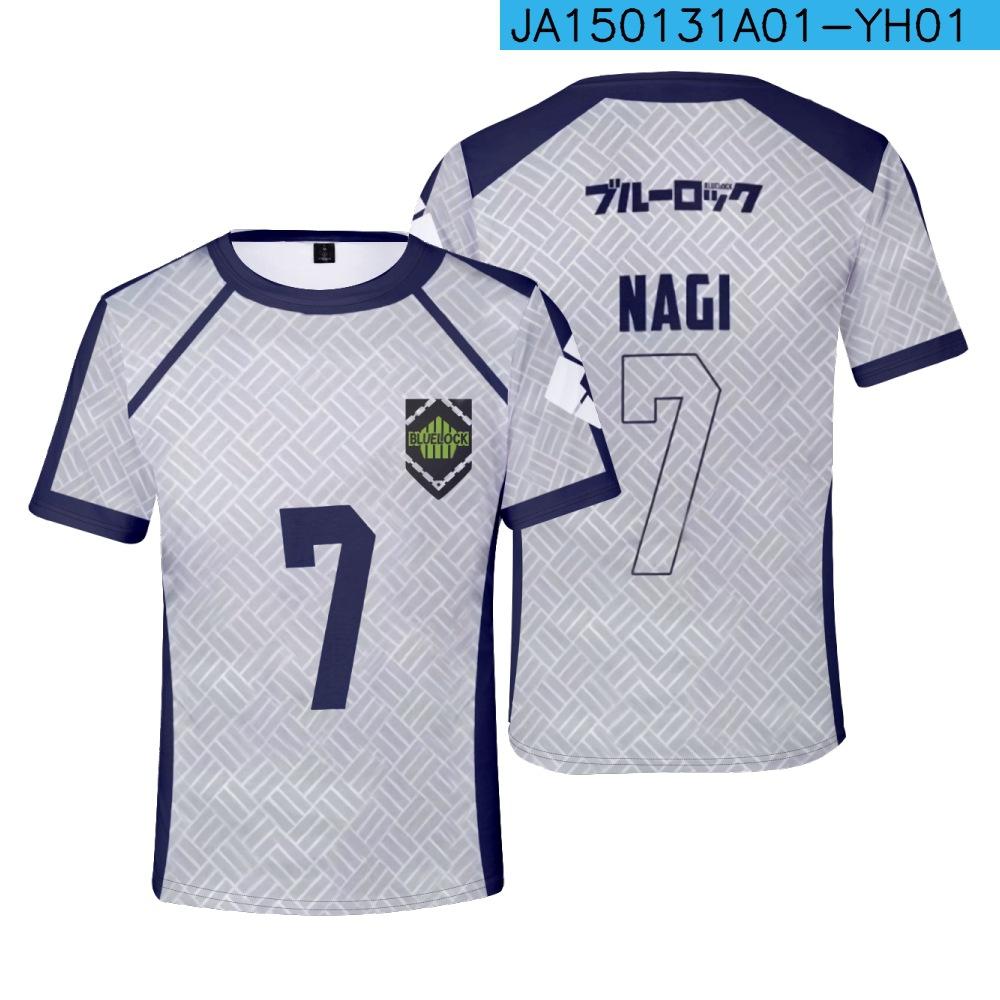 Summer Round Neck 3D Printed Jersey Fashionable Casual Short Sleeved Men's T-shirts