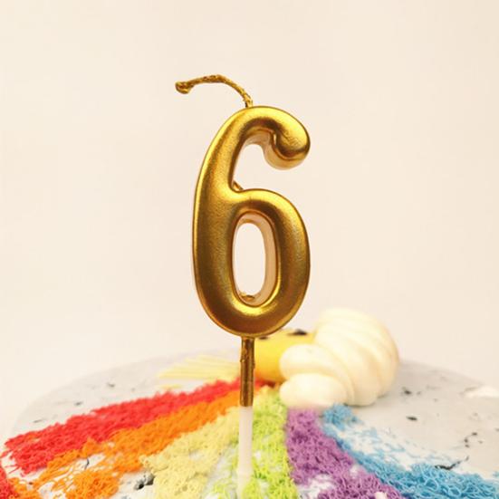 Celebration Candles Elegant Convenient ABS Fashion Number Celebration Candles for Birthday