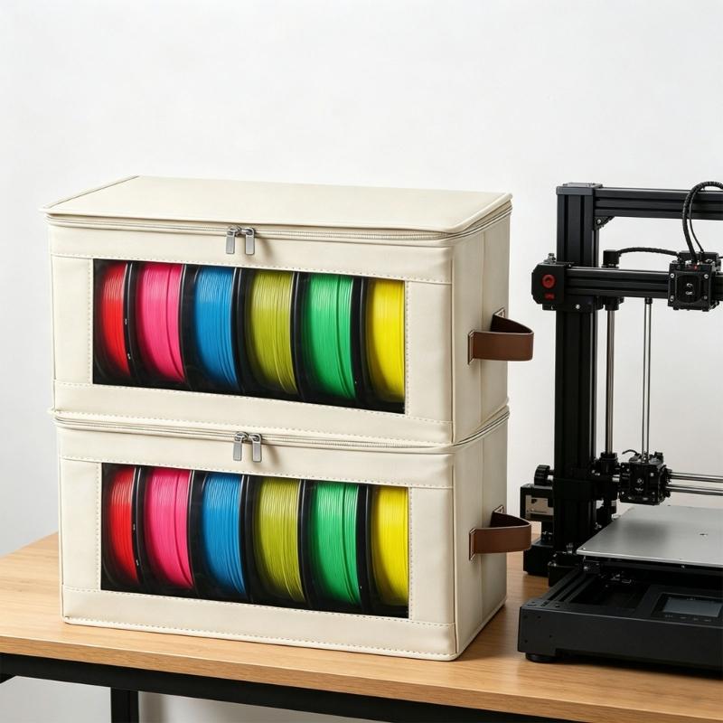 Big Capacity 3D Printer Filament Storage Container Made Of Durable Cloth For Home And Office