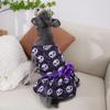 Breathable Dog Pumpkin Dress Polyester Dog Bat Dress Decorative Halloween Dog Clothes  Halloween
