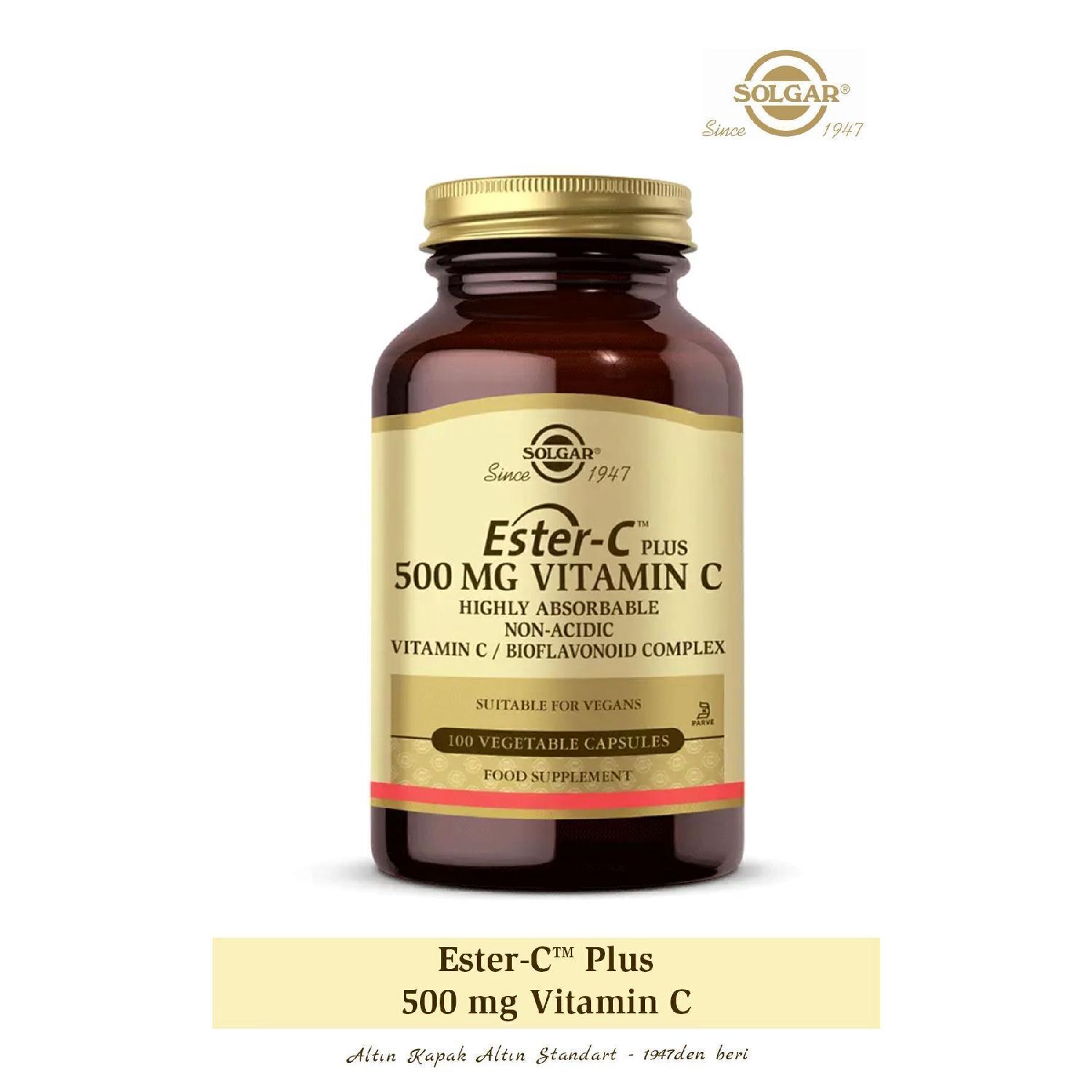 

Ester-c Plus 500 Mg 100 Capsules