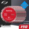 Xinchengfeng Diamond Saw Blades: 10-Piece Set for Concrete and Rebar Cutting