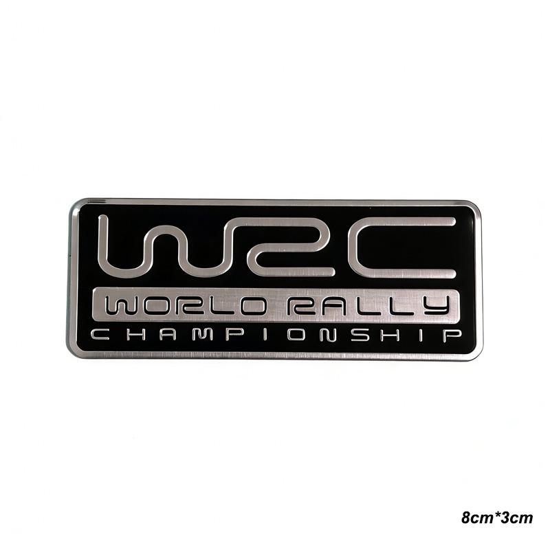 Adesivo decorativo per auto WRC in alluminio per Civic GTI, Fox RS, ST, Yaris GR accessori di modifica sportiva