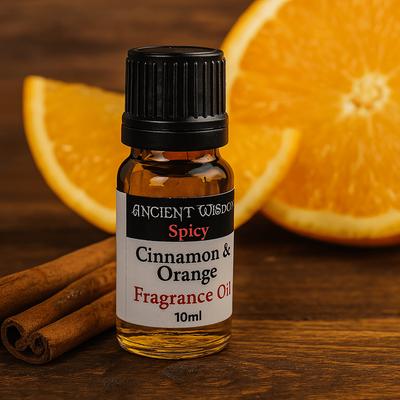 6x Cinnamon and Orange Fragrance Oil, 10ml