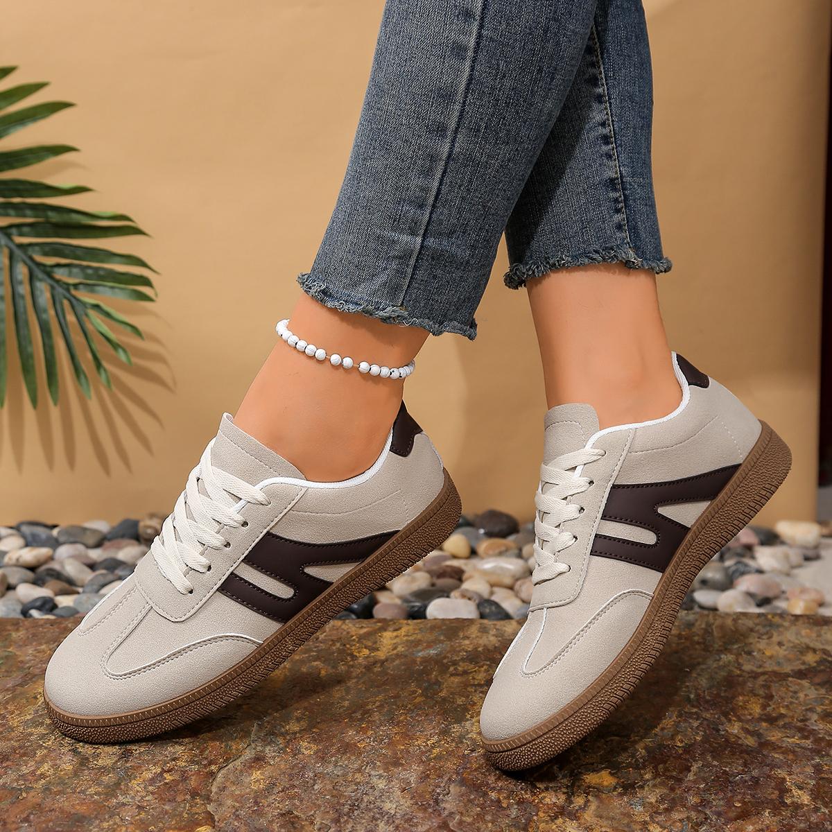 

Новая Модная Женская Обувь Удобная Спортивная Обувь Весна и Осень Большой Размер Повседневная Плоская Белая Обувь для Женщин 36