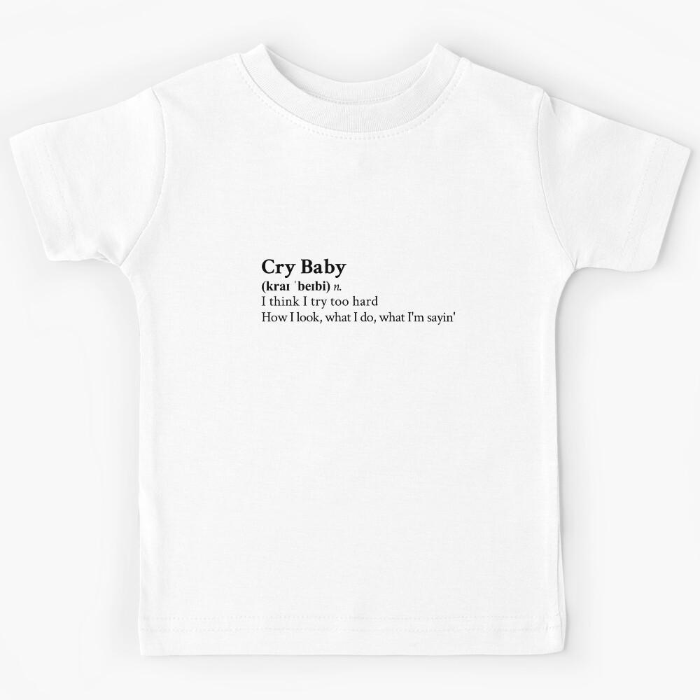 Cry Baby by The Neighbourhood Band Rock Aesthetic Quote Kids T-Shirt 140