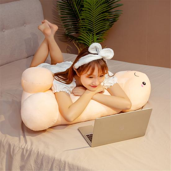 Cartoon Plush Stuffed Soft Simulation Penis Doll Cushion Xmas Girlfriend Gift