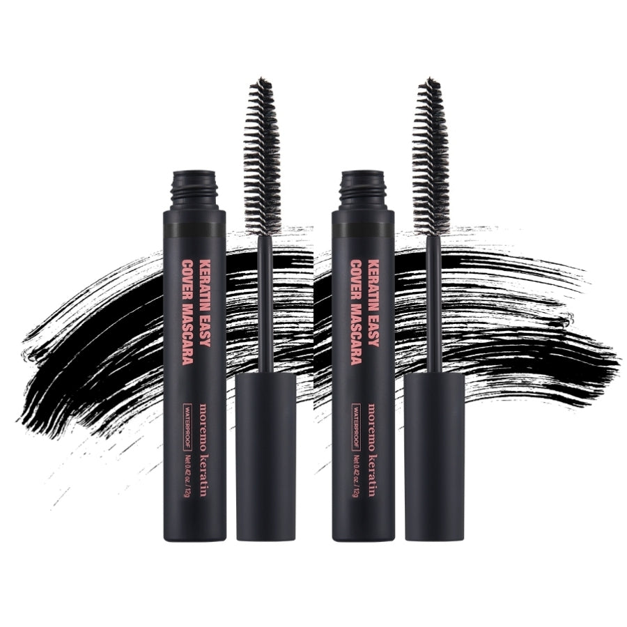 Moremo Keratin Easy Hair Cover Mascara nr 1 Naturligt Svart 12g*1st/2st