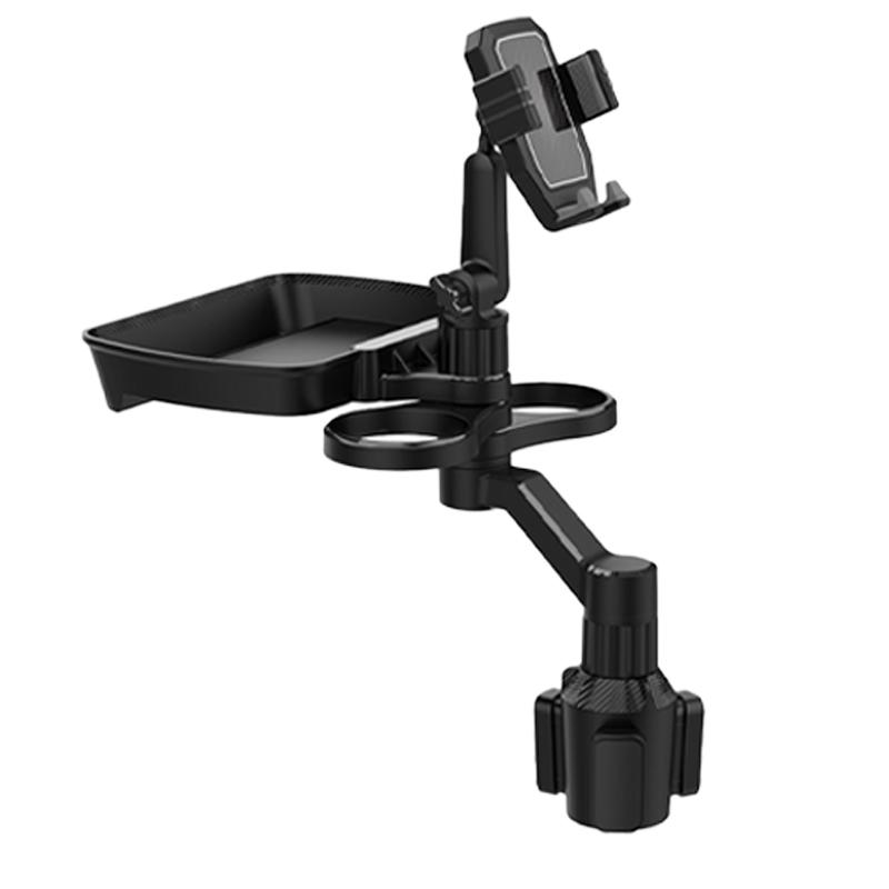 SEAMETAL Car Cup Holder Extended Tray For Food Drink Snack Support Auto Central Console Table For Bottle Bracket Accessories