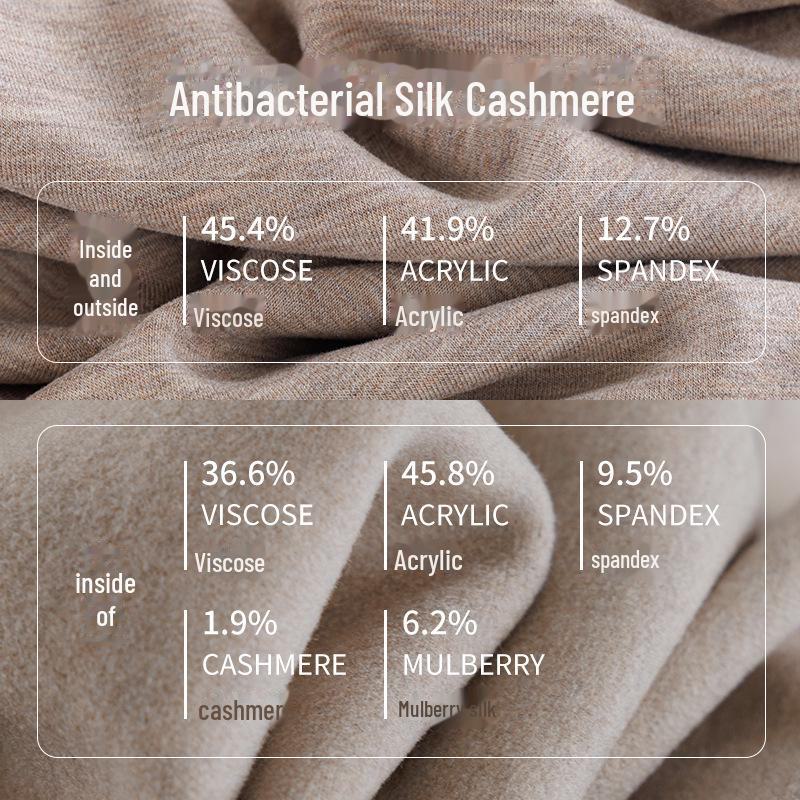 Women's Winter Velvet Silk Thermal Tops - Seamless, Thickened Cashmere for Autumn Warmth