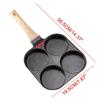 Medical Stone Four-hole Omelette Pot Non-stick Flats-bottomed Egg Dumpling Pot Breakfast Egg Burger Frying Pan Egg Pan