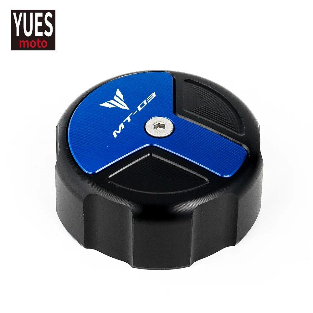 Motorcycle Accessories Front Rear Brake Fluid Reservoir Cap Cover For YAMAHA MT03 MT-03 Mt03 2015-   2018 2017 2016