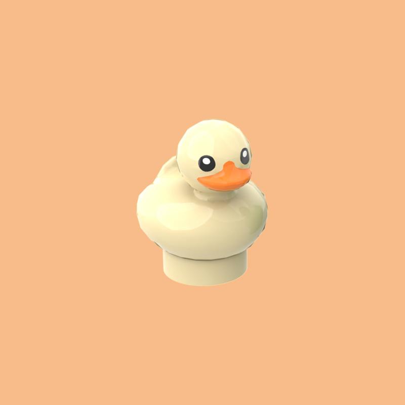 Duckling Sheep Building Blocks DIY Infant Carriage Educational Toys for Kids Creative MOC Bricks Gift
