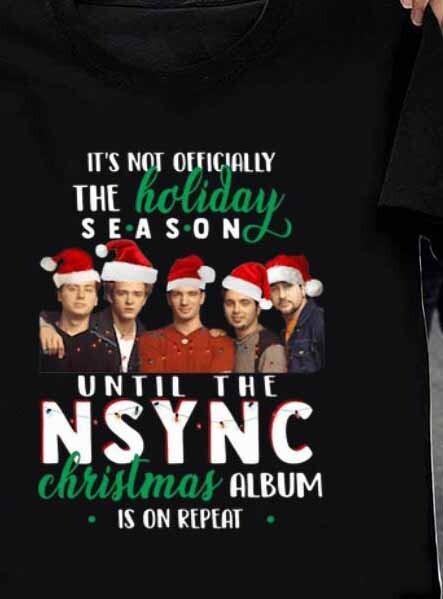 It’s not officially the holiday season until the NSYNC Christmas shirt M
