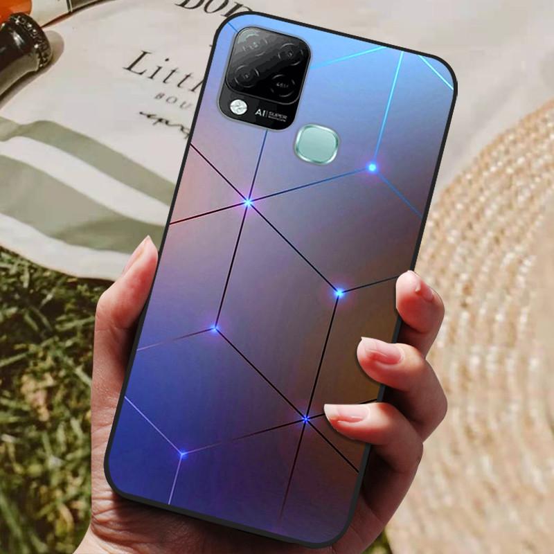 For Infinix Hot 10T Case Phone Cover Soft Silicone TPU Back Cases for Infinix Hot 10S NFC Case X689 Coques Hot10T  Hot10S Fundas