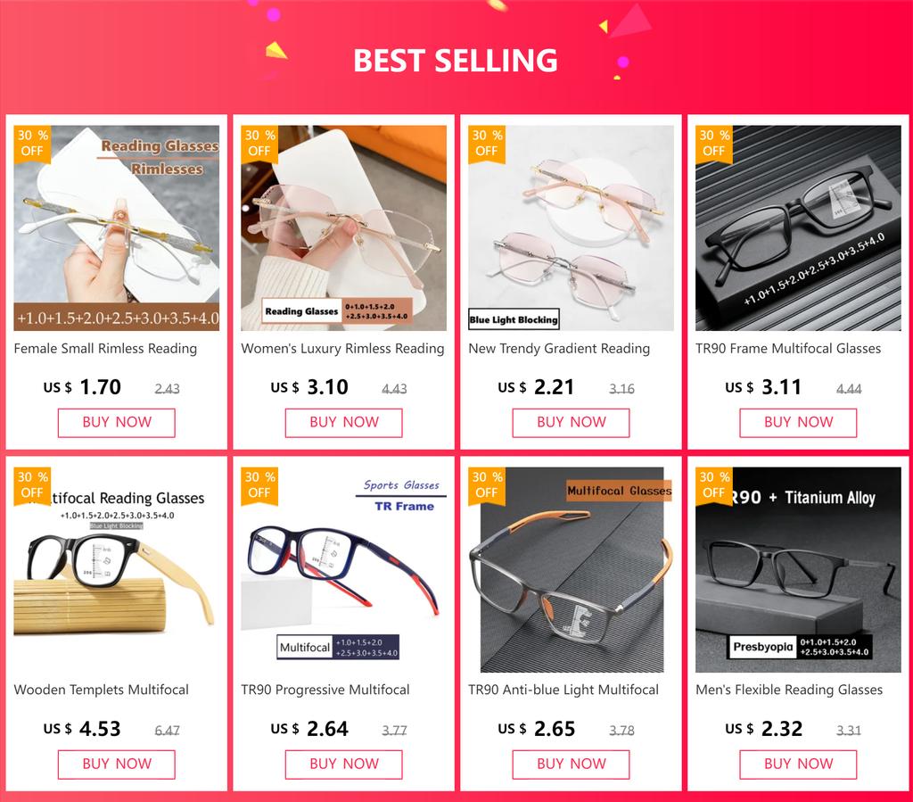 New Fashionable Folding Reading Glasses with Box TR Anti-blue Light Eyewear for Men Women Far Sight Glasses Diopter +1.0 To +4.0