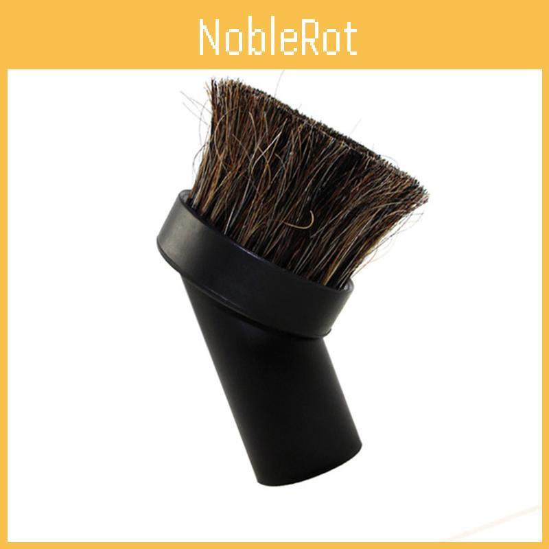 Versatile Vacuum Cleaner Round Soft Bristle Brush For Delicate Surfaces And Floors