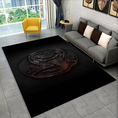 Cobra Kai TV Amanda Karate Carpet Rug for Bedroom Living Room Sofa Playroom Doormat Home Decor,Kid Area Rug Non-slip Gift