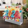 2026 Gem Art Desk Calendar 12-Month Planning Decoration, Personal Time Management Planner Goals Appointments Organizer