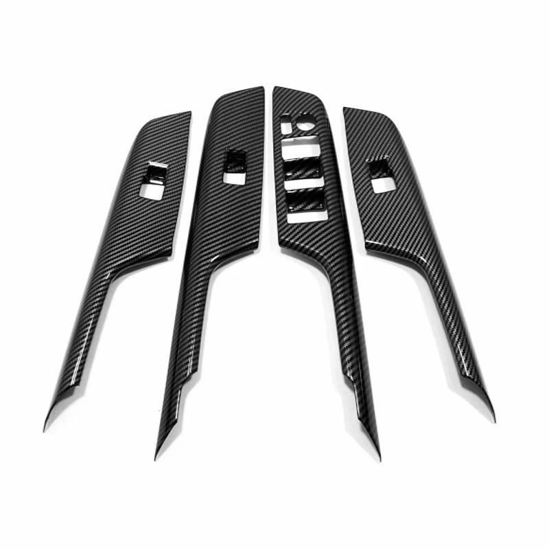 LHD RHD For Toyota Harrier Venza  21 23 2024 ABS Wood Car Window Lift Switch Panel Stickers Door  Inner Armrest Frame Cover