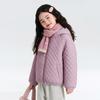 Girls' Thickened Hooded Padded Jacket