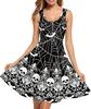 Summer Dress Casual Sleeveless Vest Cotton Skating Vest Short Medium and Long Dress