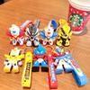 Creative Transformers Gundam PVC Keychain - Cartoon Design for Car, Backpack, or Bag Pendant, Ideal Small Gift