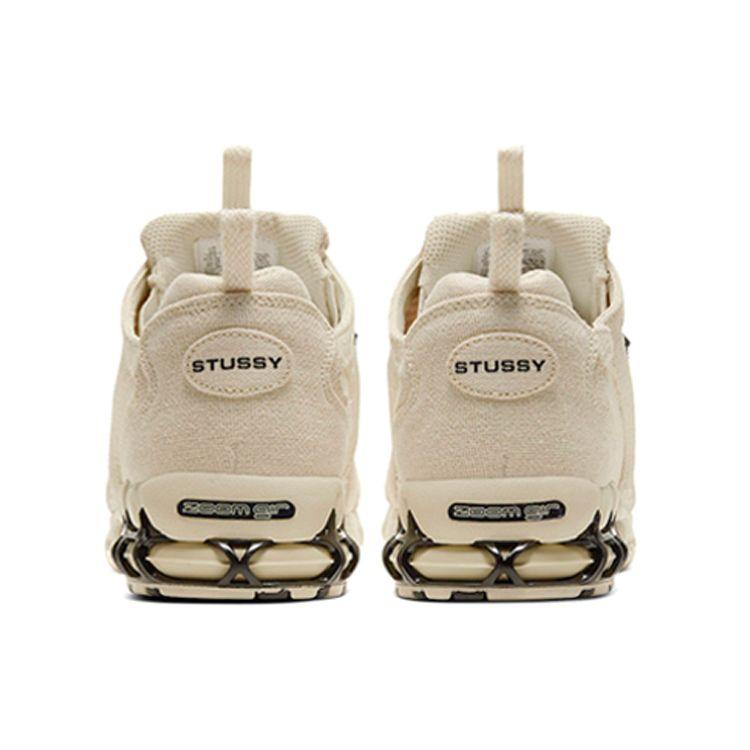 Stussy X Nike Air Zoom Spiridon Caged 2 Fossil Unisex Sneakers Tan Black CQ5486-200
