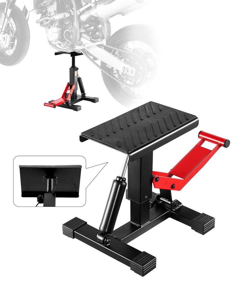 VEVOR Dirt Bike Lift Stand, Motorcycle Jack Lift Stand 1200lbs Capacity and Hydraulic Lift Operation