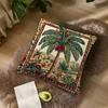 D Flat Printed Palm Tree cushion cover Pillowcase DoubleSided Printing Sofa Cushion Bedroom Bedside PillowCover