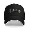 Unisexs Womens Barbados Flag Outdoor Hat Adjustable Baseball Caps New Baseball Cap Snapback Hats