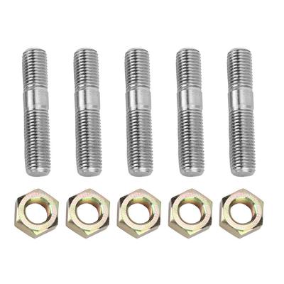 KIMISS M10x1.25 50mm Turboladdare Pinnskruvssats Från Turboladdare Grenrör Pinnskruv Mutter Bultsats Passar DSM 1G, EVO1-10