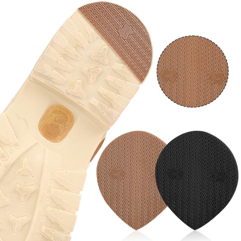 Non-slip Thickened Sneakers Leather Shoes with Wear-resistant Repair Sole Accessories Heel Wear Stripes Semi-circular Partial Sticker