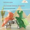 Kids' Dinosaur-Inspired Press-On Inertia Car Toy