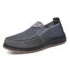 Men's  Summer Plus Size Old Beijing Cloth Shoes, Breathable Mesh Slip-on Casual Dad Shoes for Cross-border Foreign Trade