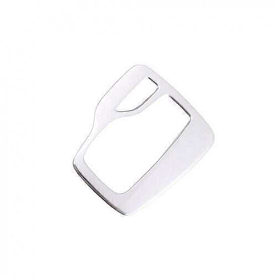 For Buick Regal 2018-2020 Silver Steel Center Console Gear Shift Frame Trim 1PCS