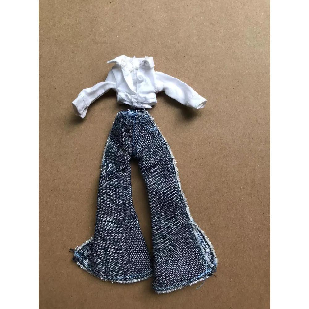 Vêtements de Poupée Danseuse Robe Chemise Pantalon Décorations de Poupée Colorées Costume de Poupée Originale Monstering Bratss Jouets d'Habillage DIY pour Enfants