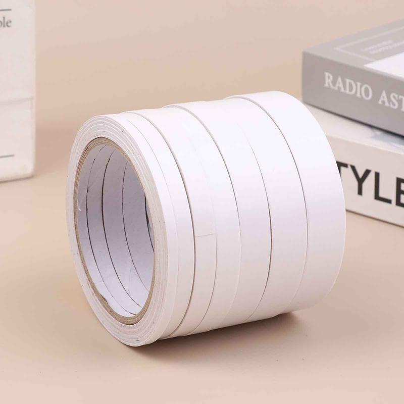 2Rolls 17M Double Sided Tape Strong Double Faced Powerful Hand Tearing Adhesive Tape For Mounting Fixing Pad Sticky Paper