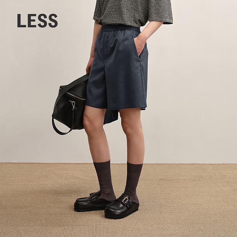 

LESS 2025 Autumn Merino Wool Straight Casual Shorts M