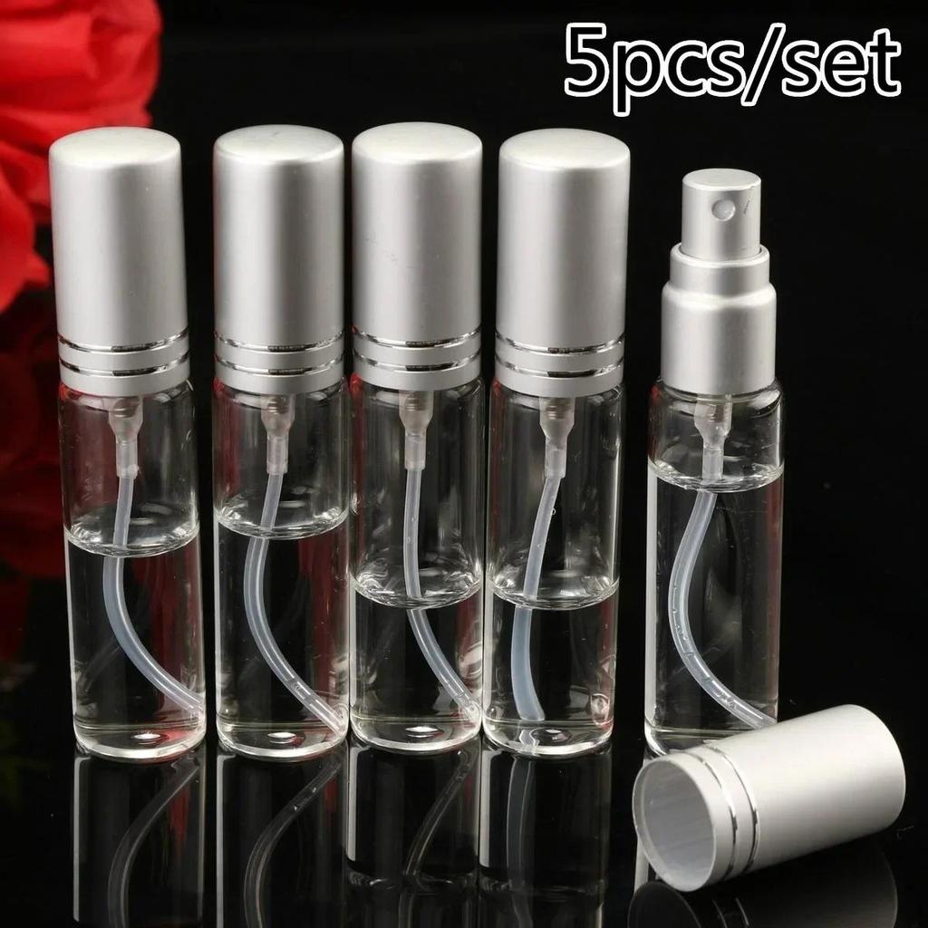 1/5 Stück 10 ml Kleine Sprühflasche Glaszerstäuber Parfüm Tragbarer Seifenspender Mini Flüssigkeitstonikum Öl Kosmetik Subverpackungsbehälter