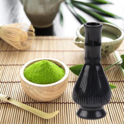 Porte-pinceau et fouet à thé vert pour mélanger le matcha