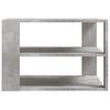 Coffee Table Concrete Grey 58 x 58 x 40 cm Particleboard