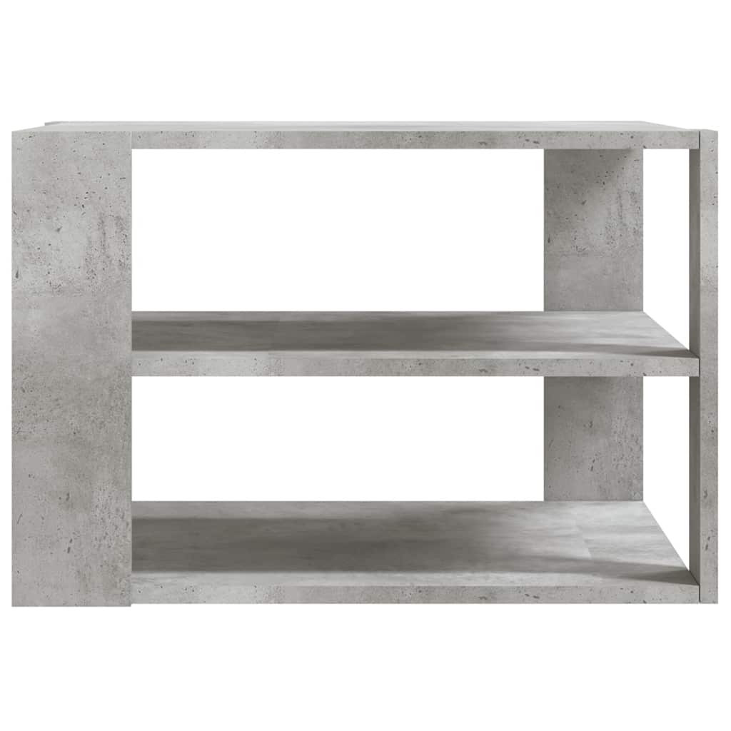 Coffee Table Concrete Grey 58 x 58 x 40 cm Particleboard