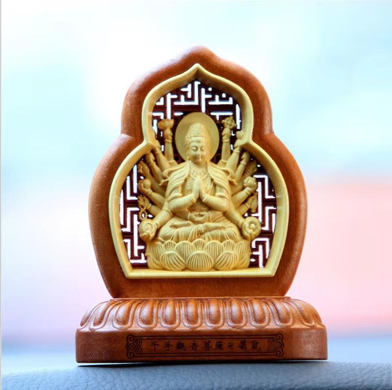 

Деревянная резьба Гуаньинь-кирин скульптуры и статуэтки высокого качества Дом, Комната, Офис, Автомобиль Удача Богатства Фэн-шуй Декор