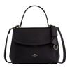 Emory 25 Gold Logo Leather Shoulder Tote Bag Medium Women Handbags Black CCE53-QBBK