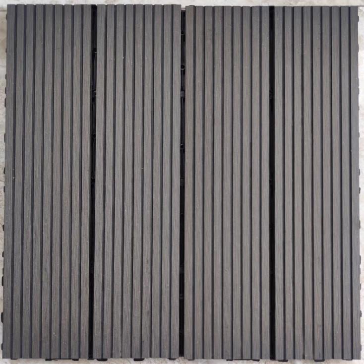 Outdoor Composite Wood-Plastic Flooring: Durable, Anti-Corrosion, Self-Laying for Patio, Balcony, or Terrace