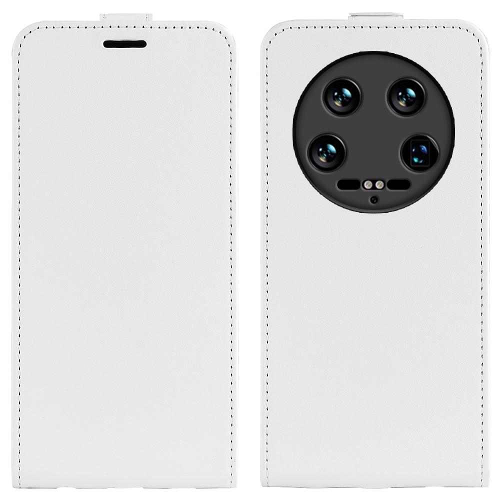 For Xiaomi 14 Ultra Case PU Leather Protective Vertical Flip Phone Cover with Card Holder