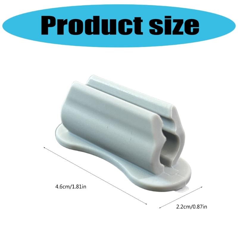 10Pcs Silicone Pen Clip Holder Adhesive Pen Pencil Clip Holder for Desk Wall Fridge Whiteboard Clipboard File Locker